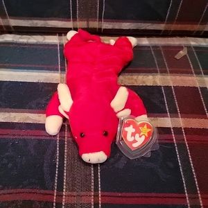1995 snort the bull beanie baby